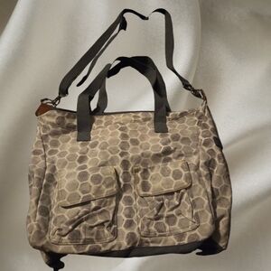 Stylish Gray Patterned Women's Bag